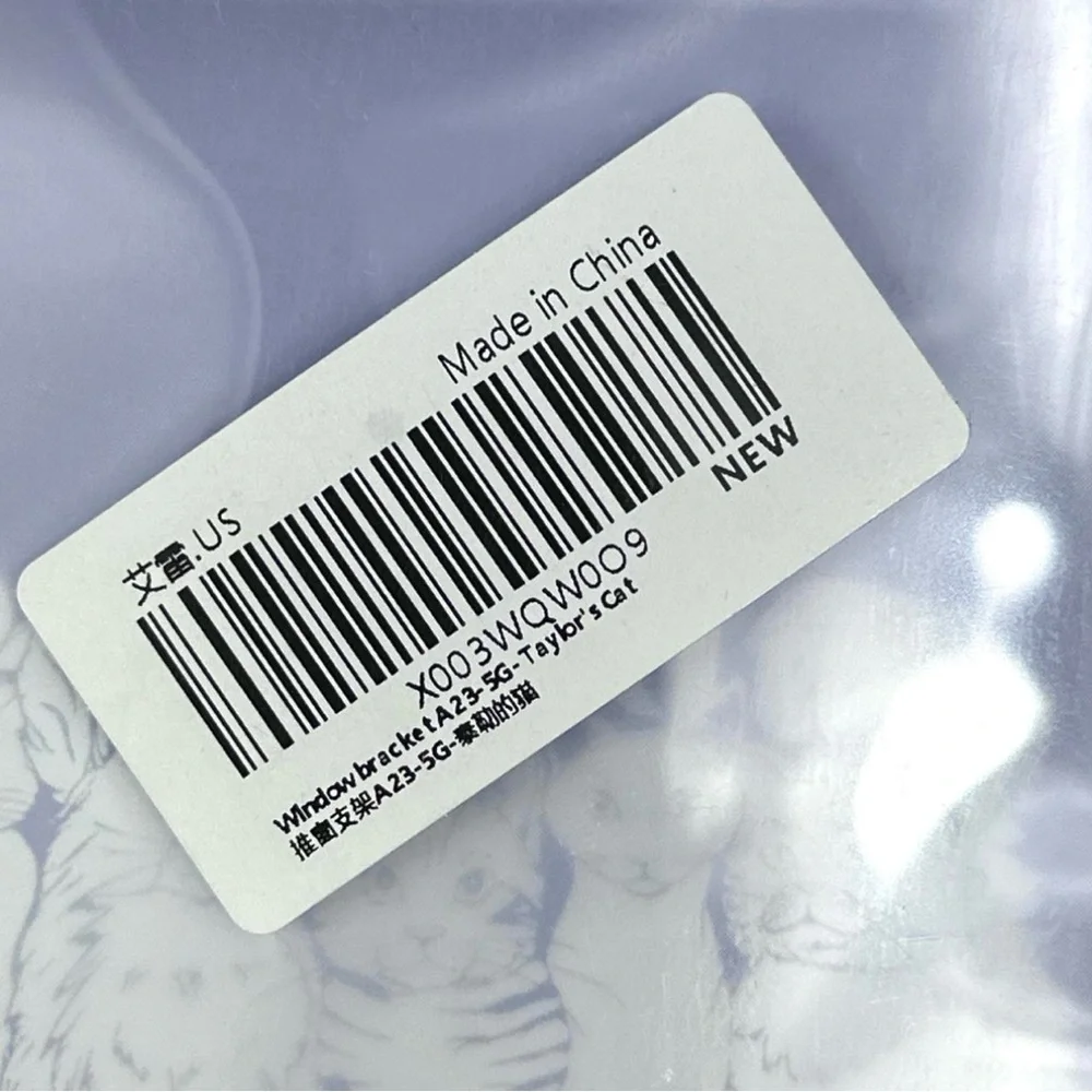 Taylor’s Cat Samsung A23 5G Purple‎ Phone Case with Ring Holder and Window Cover
